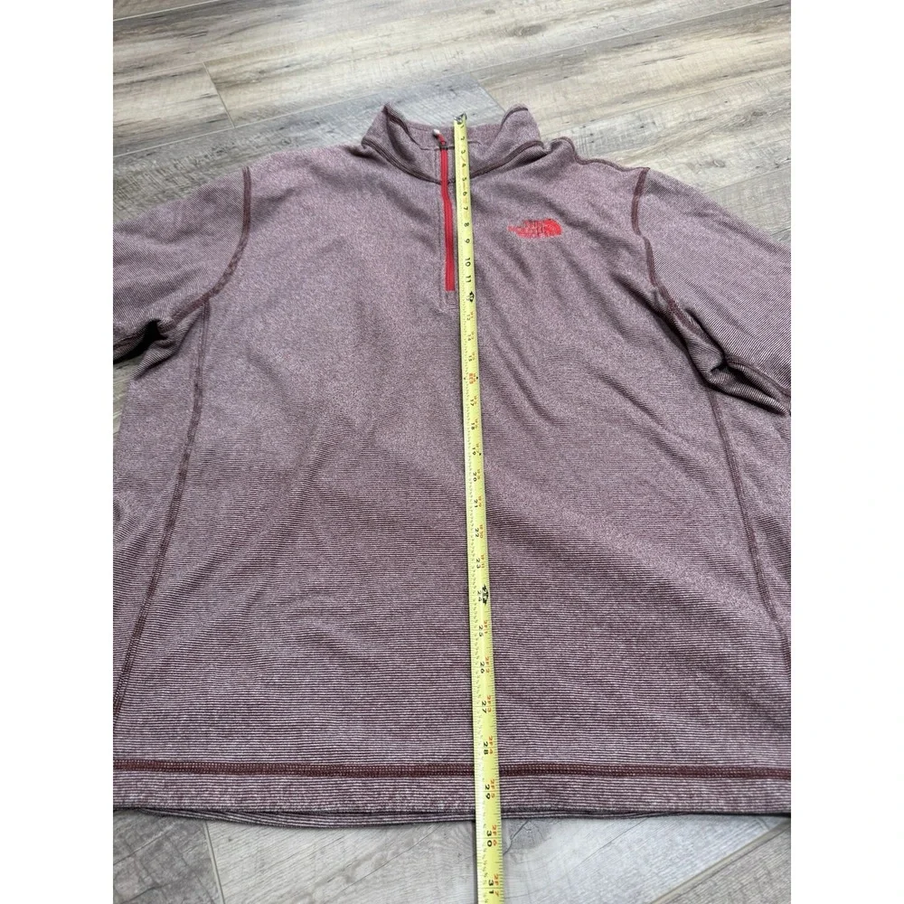 Men's The North Face Partial Zip‎ Pullover Fleece Shirt Size XL Long Sleeve